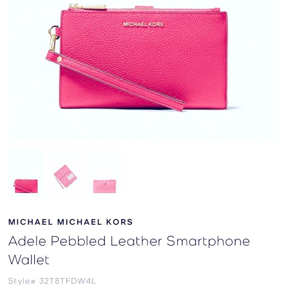 Authentic Michael Kors Adele Smartphone Wallet/Wristlet